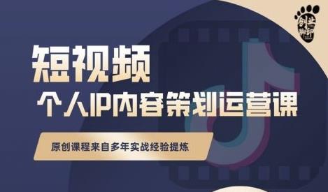 抖音短视频个人ip内容策划实操课，真正做到普通人也能实行落地搞钱项目网-网创项目资源站-副业项目-创业项目-搞钱项目搞钱项目网